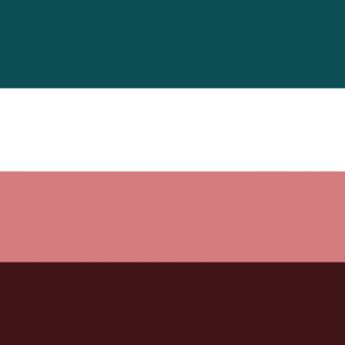 your-fave-has-ptsd: ptsdsafe:Traumatized/PTSD LGBT+ pride flags, based off of the PTSD flag by @yo