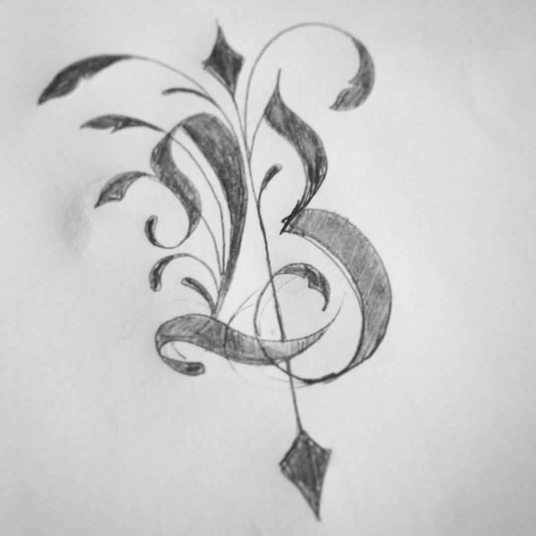 S Letter Sketch | Lettering Design