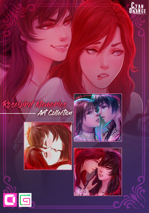 cyan-orange-studio: To celebrate Valentine’s day I am releasing this special collection of Rosebird 