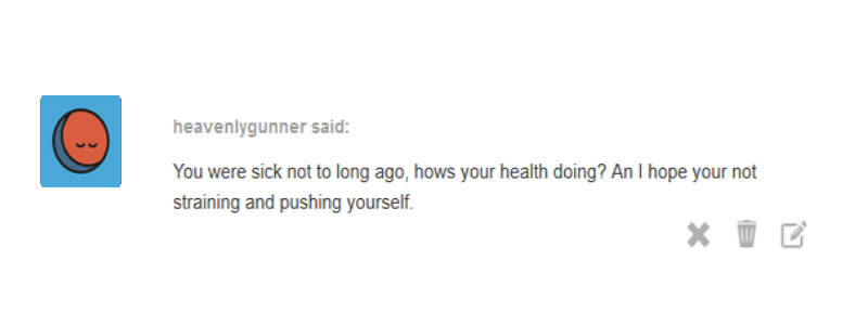 No longer a worry! I’m recovered at 1200%!