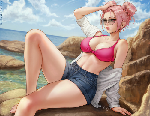 sciamano240:Another Summer pic, this time of my OC Chloe.