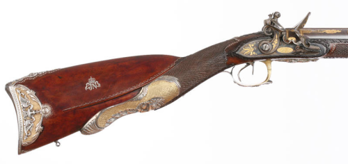 Flintlock sporting rifle owned by Jerome Bonaparte, King of Westphalia and brother of French Emperor