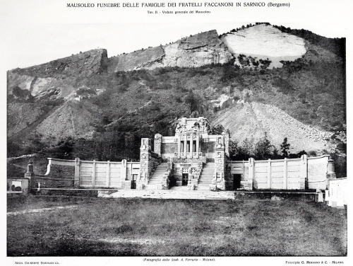 archimaps: The Faccanoni Mausoleum near Bergamo