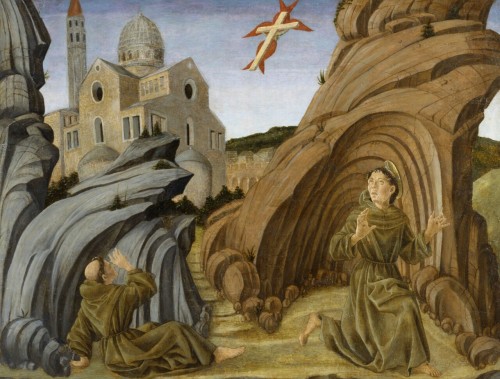 Saint Francis Receiving the Stigmata, by Marco Zoppo, Walters Art Museum, Baltimore.