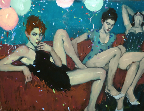 the terrifying painting of Malcolm T. Liepke