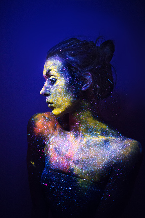 opticallyaroused:We Are All Made of Stars: Gorgeous Black Light Photography_________“The nitro