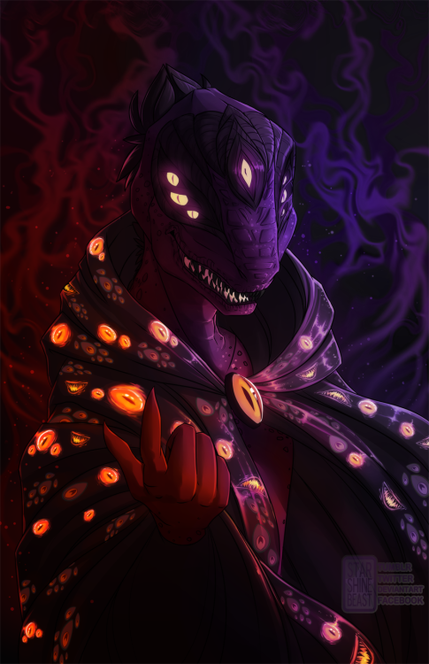 Sarmelion the Blood Demon (commission) by StarshineBeast [twitter] [deviantart] [commissions] [patre