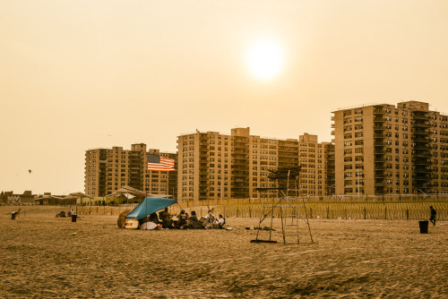 Day of endless summer. Rockaway beach, NY