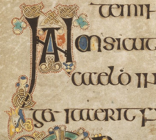 257r, Gospels, MS 58, Trinity College Dublin