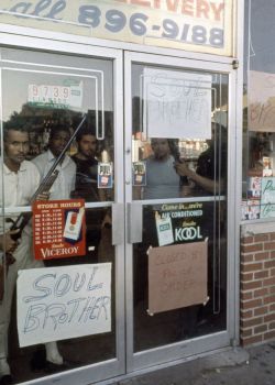 historium:  Black store owner stands guard