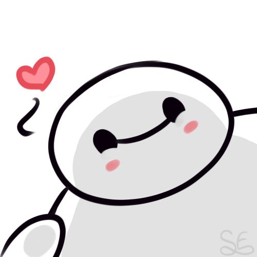 silentwingsstudio:  Baymax kisses because theparanoiddroid has been sad and they like Baymax.  dommebadwolff23