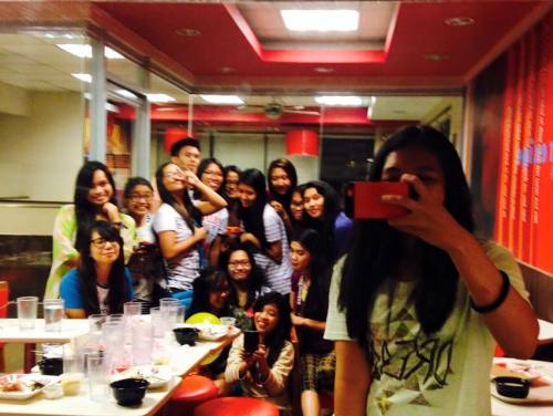 When home is just too far..bloc CD, i love u forevs(Thank you, KFC-UPLB for letting us use that area