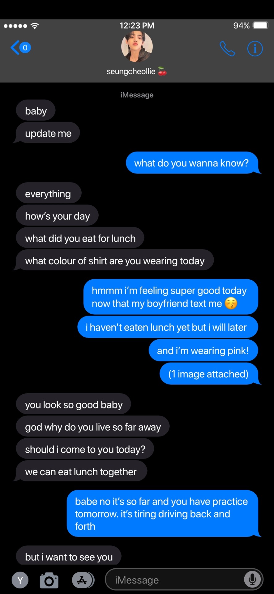 Bf Texts With Seventeen! Hyung Line