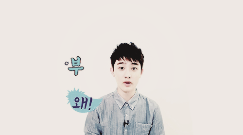 mochiwon:  flustered Kyungsoo (∩˃o˂∩)♡   