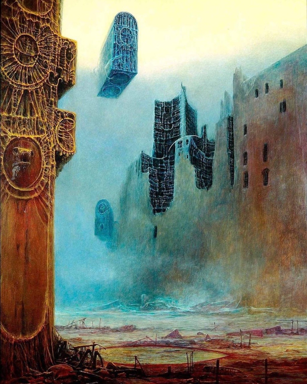 aesza — Zdzislaw Beksinski