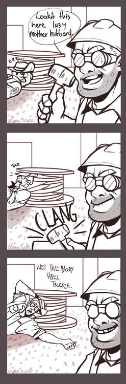 giddytf2:  grimm-sugar:  rebornica:  whinyengie:  dronesleep:  got dengit   #oH MY