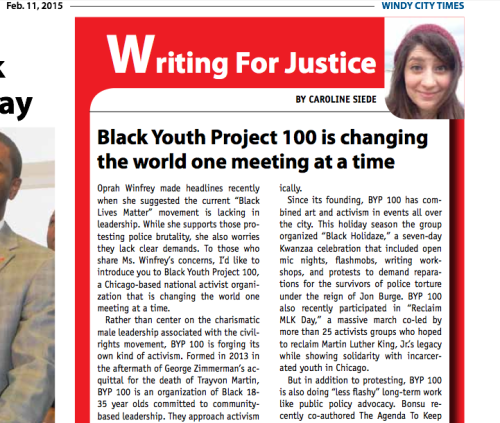 My latest Windy City Times column profiles the incredible Chicago-based organization Black Youth Pro