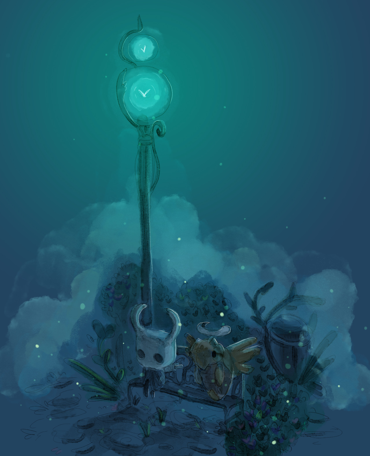 tracey-sketches:  We are both Hollow Knights.