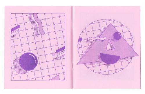 tan-n-loose:  Vignettes by Clay Hickson 20 Pages 1 Color Riso on Pink Paper Edition of 250 Third Edi