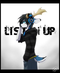 shadow-the-kitsune-coffeeshop:  Listen Up by Rend-Lostluck