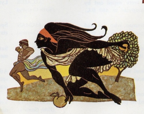 talesfromweirdland: A few figures from Greek Mythology by illustrators Leo and Diane Dillon: Hera, O