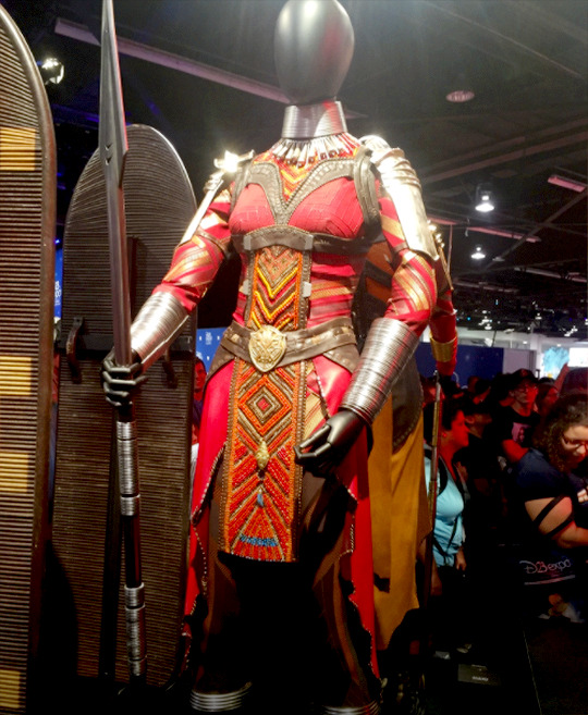 blackpantherdaily: A closer look at the Dora Milaje’s costumes at the D23 Expo [click