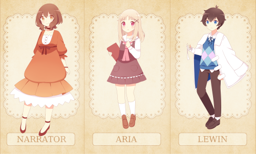 ariastory-project:New artwork of the main characters! (*^▽^*)