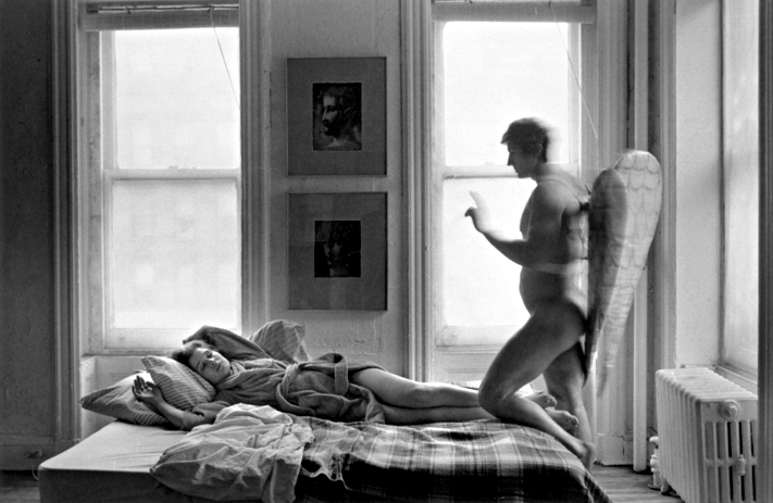 onlyoldphotography:  Duane Michals: Fallen Angel, 1968 