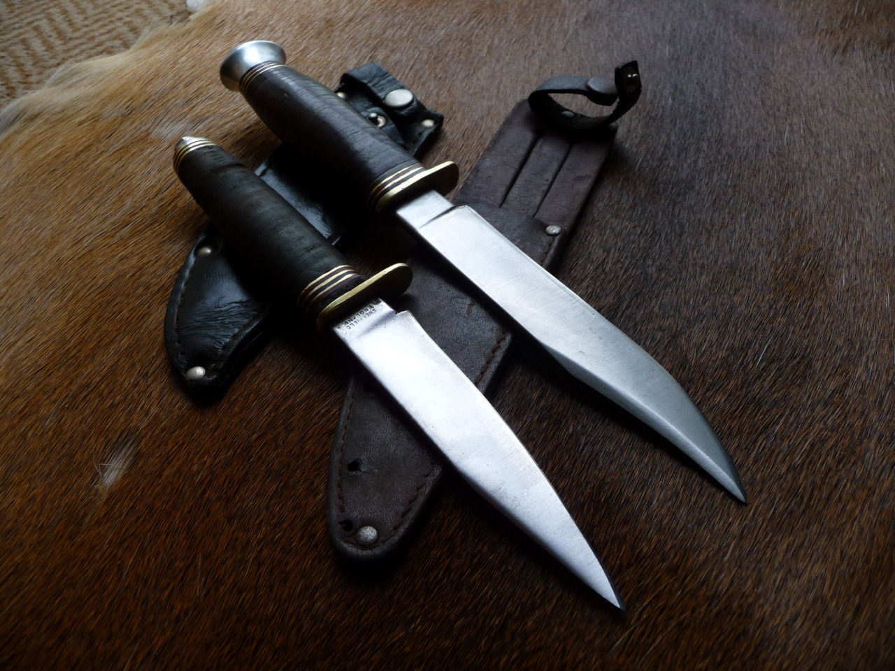 ru-titley-knives:  Old timer Scout knives reconditioned.   Recently managed to