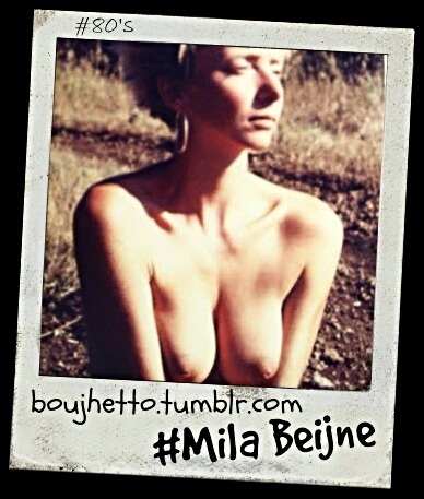 joyfullybigboobs:  celeboobies:          Mila Beijne 1980’s Dutch model! Magnificent