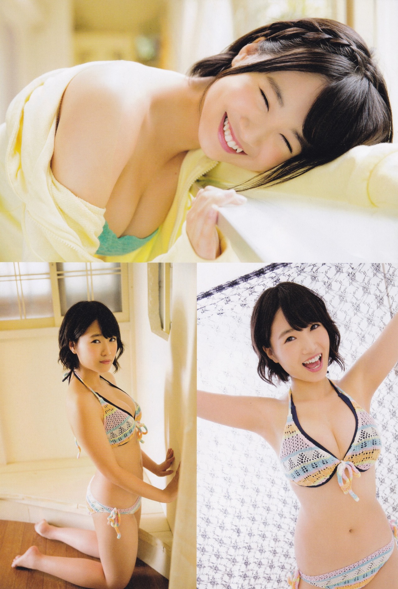 saltuaface:  田島芽瑠       朝長美桜  月刊ENTAME 7月号 特別付録 scan