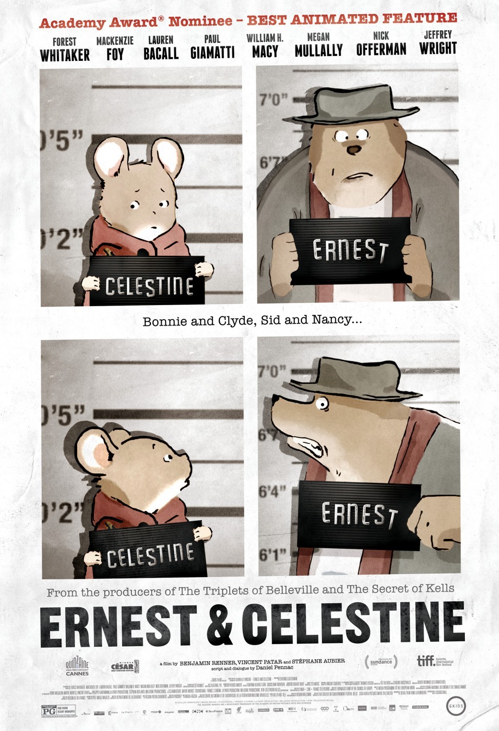 rufftoon:  mukasfilms:  [Poster] Ernest et Célestine  It is now announced as coming