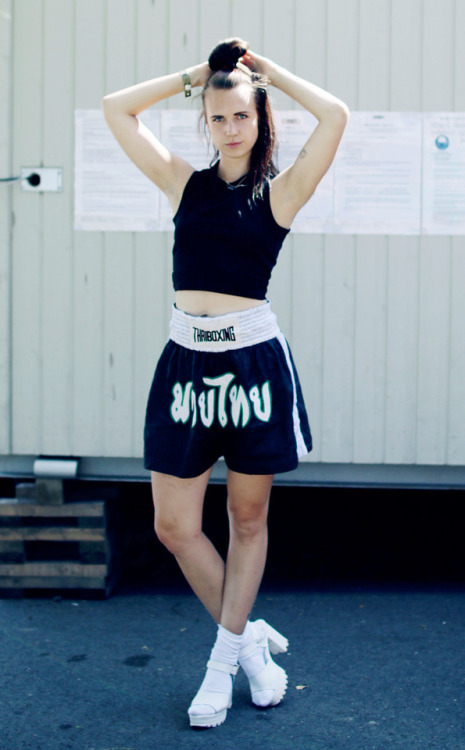 MØ at Way Out West Festival shot by Hanna Stefansson, 2014. 