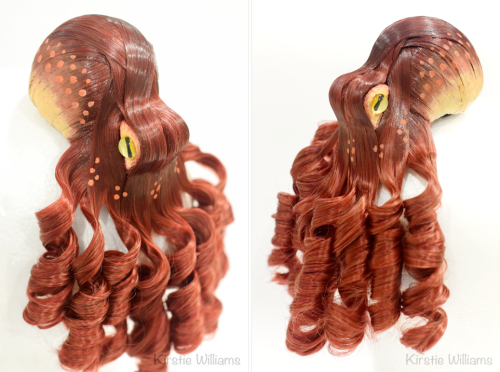 ilovecephalopods:  steampunktendencies:  Octopus WIG by Kirstie Williams [ via Tentacles ]  SO DAMN COOL?? SO DAMN COOL!!