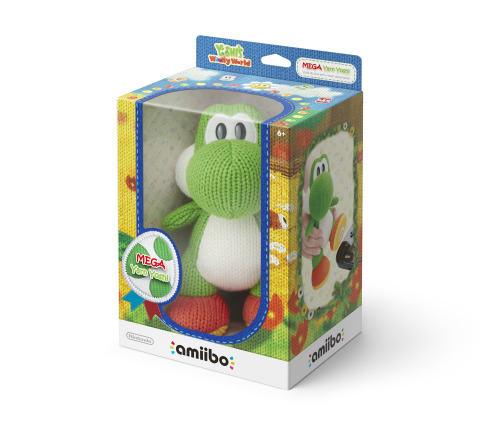 tinycartridge: Mega Yarn Yoshi and other Amiibo news ⊟  It’s like the regular Yoshi amiib