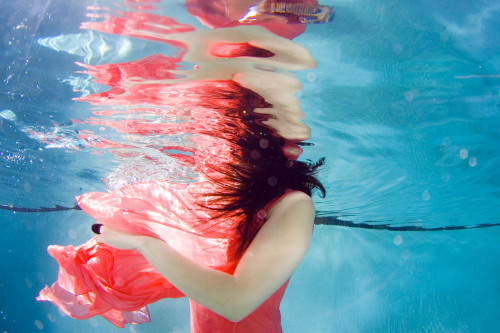 Min underwater. Silverlake, 2010.