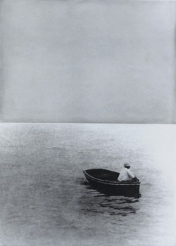 Museumuesum:  John Baldessari  Boat (With Figure Standing), 1986    Photogravure