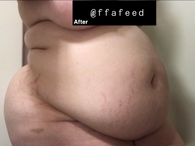 Porn ffafeed:Before and AfterChugging water until photos