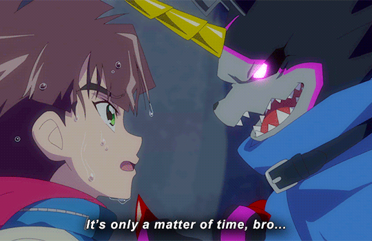 you're on your own, kid. — Digimon Ghost Game Episode 59