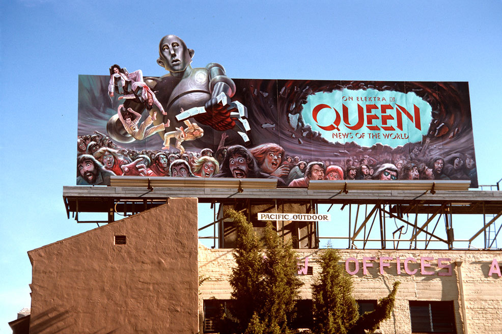 black-white-killer-queen:  Can we please talk about the billboards in the 70′s?