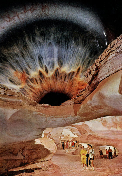 pleasant-valley:cornea caverns (collage)art // magazine cut &amp; pastedone by me (dan