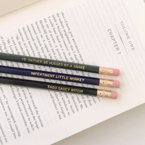 mercurieux:Sassy Wuthering Heights Pencil Set by NostalgicHearts