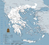 Map of Ancient Greece.