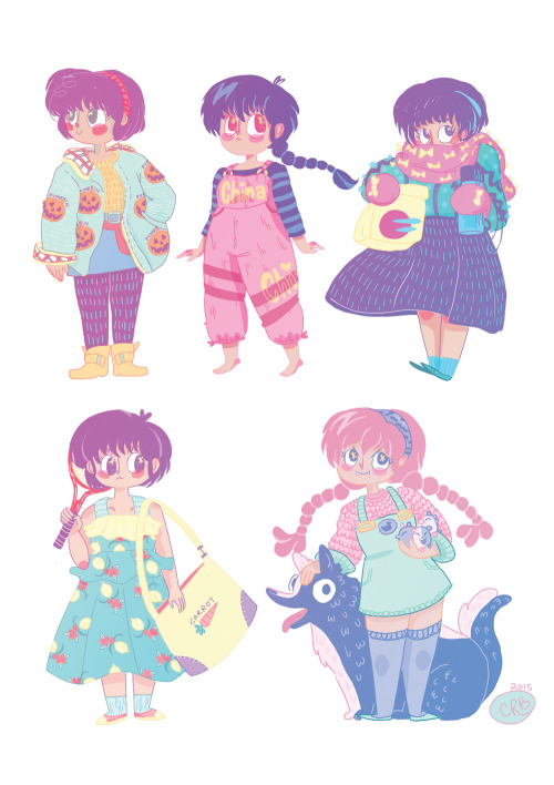 Here’s a spread of my favorite Ranma ½ everydayanime posts to date- they’re part 1 of my subm