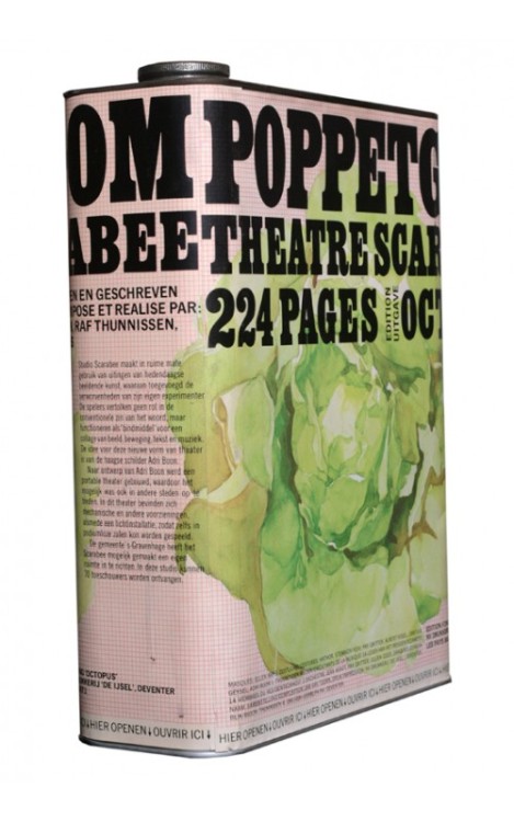 A BOOK IN A PETROL CAN! Adri Boon, Bruno Maderna, Lucebert and Jan Van Toorn - Poppetgom: Theater Sc