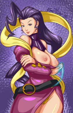 Fallenwarriorrev:  Street Fighter Waifus: Rose.pd: I Will Upload The Other Soon.