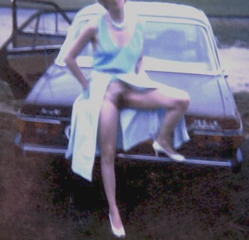 vintagenamelessamateurs:  Retro amateur posing at her Audi submitted to vintagenamelessamateurs