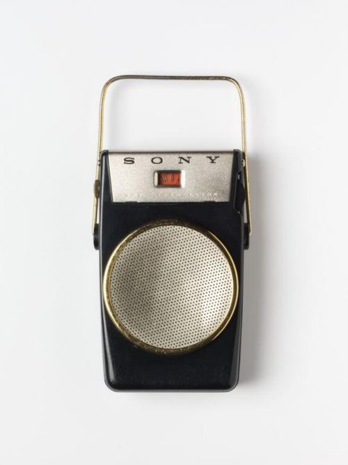 Sony portable transistor radio, 1958.