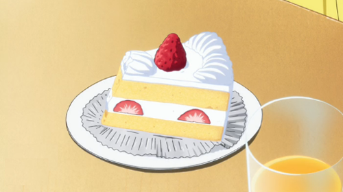 Real Anime Food — Yui's Favorite Strawberry Cake
