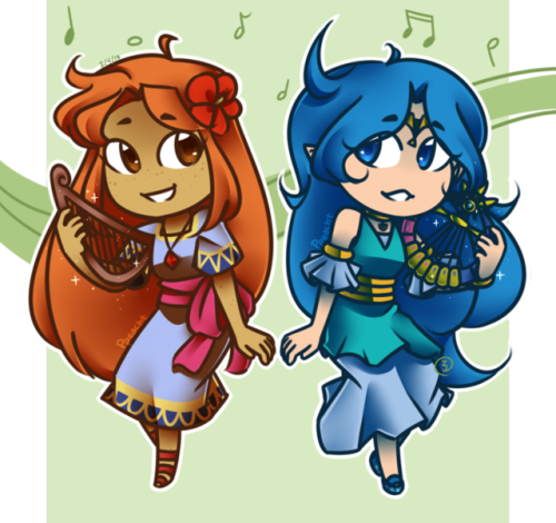 My beautiful lyre ladies ♥（ﾉ´∀`） 